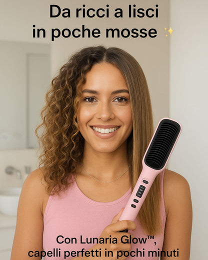 Lunaria Glow™ - Pettine Lisciante antiscottatura