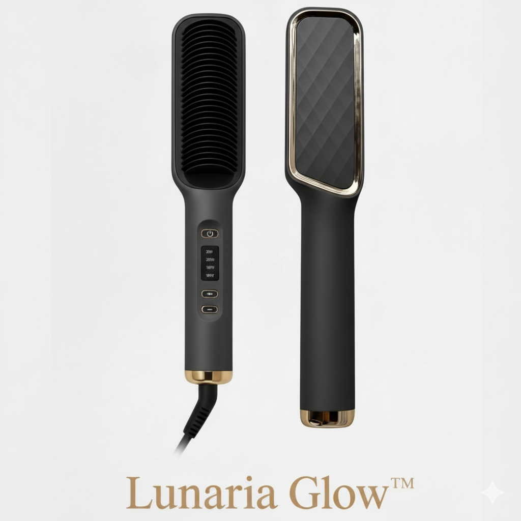 Lunaria Glow™ - Pettine Lisciante antiscottatura