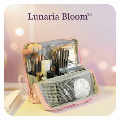 Lunaria Bloom™ – La beauty bag elegante e funzionale.