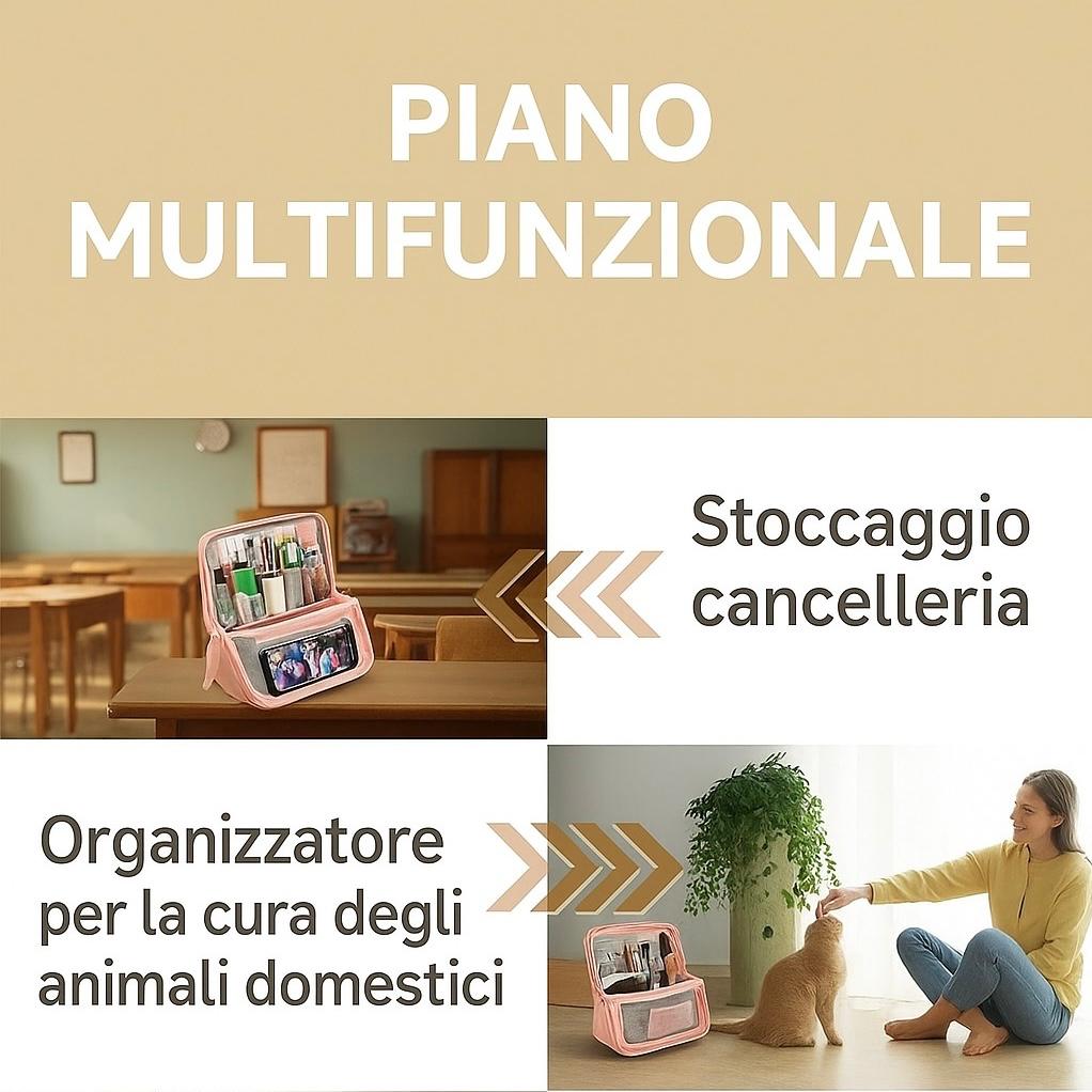 Lunaria Bloom™ – La beauty bag elegante e funzionale.