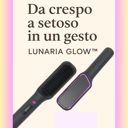 Lunaria Glow™ - Pettine ioni negativi per lo styling antiscottatura